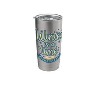 Winter is A Time for Aromatherapy Bliss Stainless Steel Insulated Tumbler