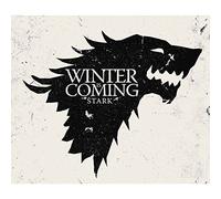 Winter Is Coming Stark Wolf Fantasy Series Medieval Movie Poster