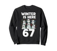 Winter Is Here 67 Funny Melting Snowmen Xmas Sweatshirt