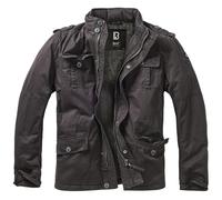 Brandit Britannia Mens Security Field Jacket Warm Winter Coat Police Parka Black