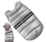 Winter Jacket for Small Dogs, Winter Coat for Small Dogs, Warm Dog Vest with Reflective Stripes and Integrated Hole for the Harness, Puppy Jacket, Cosy Snow Vest for Small Dogs
