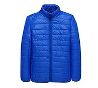 Winter Jacket Mens Solid Casual Stand-up Collar Zipper Cotton-padded Lightweight Jacket Coats Clearance Male Outerwear Winter Bodywarmer Outdoor Themal Jacket Sale
