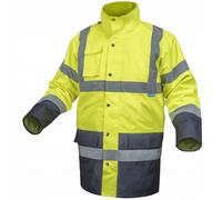 Winter jacket WORK long PARKA 3in1 YELLOW warning - XXL HOGERT HOGERT TEC