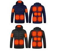 Winter Jackets for Men UK Clearance Men's Heated Jackets Electric Heating Coats Womens Soft Winter Heated Coat Warming Thermal Clothing Adjustable Outdoor Camping Hunting Skiing