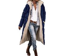 Winter Jackets For Women Uk: Fleece Lined Waterproof Coat Windproof Long Jacket Ladies Parka Jacket Plus Size Hooded Quilted Outwear Coat Zipper Padded Thermal Warm Overcoat With Pockets S-3XL