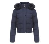 Winter Jackets for Women Uk Open Front Short Parka Lightweight Waterproof Down Jacket with Pockets Loose Fit Quilted Down Plain Jackets Fashionable Work Office Puffer Coats Plus Size Slim Padded Coat