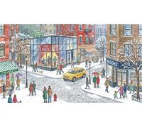 Winter Jazz Movement 1000 Piece Jigsaw Puzzle,Educational Toy,Stress Relief,Gift Idea,Impossible Challenge,Premium Cardboard,Adults & Kids 14+,Home Wall Decor 52x38cm