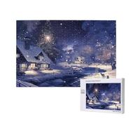Winter Jigsaw Puzzles for Adults 5000, Snow Puzzles for Adults Wooden, Funny/Difficult/Impossible/Challenging Decompression Games, As a Birthday and Holiday Decor Gift for Women and Men M-793