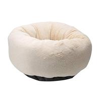 Winter Keeping Warm Plush Mat, Dog Cat Puppy Round Cushion Nest, Ultra Soft and Comfortable Sleeping Pad Bed with Anti - Skid Bottom, Cozy Warm Pet Bed for Small Medium Pe (light brown long plush)
