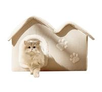 Winter Kennel for Cats - Warm Outdoor Shelter for Stray Cats, Non Slip and Waterproof Bed, Insulating Hideaway for Cats | Comfortable Indoor Kennel for Cold Refuge and protet