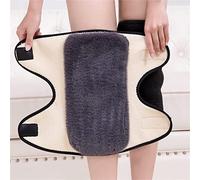 Winter Knee Protector Winter Thermal Knee Support Cashmere Leg Warmers Thicken Knee Sleeves Warm Wool Kneepads for Outdoor Sports Ski Cycling Running Dance Yoga(black)(black)