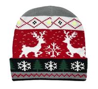 Winter Knit Hat - Warm Cozy Beanie for Christmas Holiday, Outdoor Winter Activities, Cold Weather, Adults