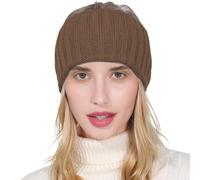 Winter Knit Headbands - Winter Knit Headband for Women Knitted Ear Warmer | Comfortable Chunky Knit Headband for Cold Weather Skiing Running Al AI Activities