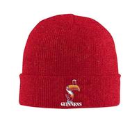 Winter Knitted Beanie Hat for Guinness Toucan Red Cap Soft Acrylic Wool Blend, Stretchable Warm Unisex Hats