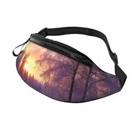 Winter landscape Fanny Pack for Men Women Fashion Waist Packs Travel Crossbody Bag With Adjustable Strap Everywhere Belt Bag Waterproof Chest Bags Cycling Bum Bag Wallet