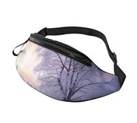 winter landscape Fanny Pack for Men Women Fashion Waist Packs Travel Crossbody Bag With Adjustable Strap Everywhere Belt Bag Waterproof Chest Bags Cycling Bum Bag Wallet
