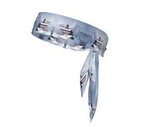 Winter Landscape Printed sport Headband Unisex - Adjustable Elastic Sweat Band for Fitness, Sports & Running
