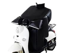 Winter Leg Apron Covers - Waterproof Padded Plush Lining | Motorcycle Windproof Shin Guards with Gloves for Cool Proof Heat | PU Leather Shin Guards - Scooter E-Bike Outdoor Riding