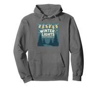 Winter Lights Shirt Wichita Gardens Christmas Light Trail Pullover Hoodie