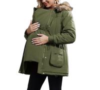 Winter Maternity Coat Warm Outdoor Maternity Jacket