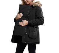 Winter Maternity Coat Warm Outdoor Maternity Jacket