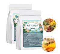 Winter Melon Lotus Leaf Tea,Chrysanthemum Wax Gourd Lotus Leaf Herbal Teabag,Oil Cleansing Tea,9 Ingredients Herbal Bags for Liver & Kidney