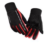 Winter Men Cycling Keep Warm Point Finger Windproof Winter Sport For Touch Screen Glove Windproof Anti-freeze Thermal Cycling Gloves Womens Kids Full Finger Padded Cold Weather Road Bike