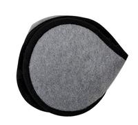 Winter Men Earmuffs, Big Size Foldable Polar Fleece Ear Warmers Women Adjustable Ear Muffs for Outdoor Activities (Light Grey)