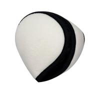 Winter Men Earmuffs, Big Size Foldable Polar Fleece Ear Warmers Women Adjustable Ear Muffs for Outdoor Activities (White)