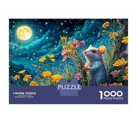 Winter Mice Jigsaw Puzzles 1000 Pieces. Whimsical Challenge Toy for Adults Kids 38x26cm/1000pcs