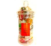 Winter Mixture Sweets Gift Jar by Dolci Di Lechlade Hard Boiled Herbal Flavoured Traditional Sweet Shop Halloween Trick Treat Christmas Advent Stocking Filler Secret Santa