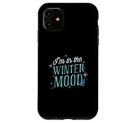 Winter motif with snowflakes as a fun winter mood Case for iPhone 11