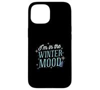 Winter motif with snowflakes as a fun winter mood Case for iPhone 15