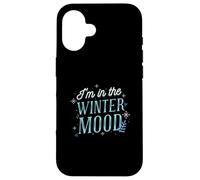 Winter motif with snowflakes as a fun winter mood Case for iPhone 16