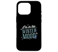 Winter motif with snowflakes as a fun winter mood Case for iPhone 16 Pro