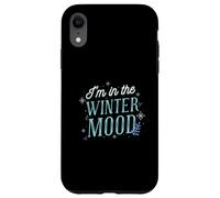 Winter motif with snowflakes as a fun winter mood Case for iPhone XR