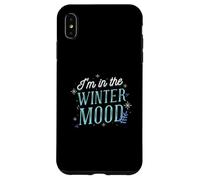 Winter motif with snowflakes as a fun winter mood Case for iPhone XS Max