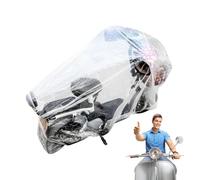 Winter Motorcycle Cover, Clear Motorcycle Cover, Motorcycle Cover Rain Dust Protector, All Season Heat Resistant Wind Protection Anti-Tear Clear Bike Cover for All Seasons, Motorcycle Storage.