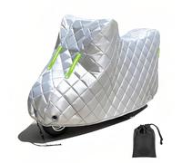 Winter Motorcycle Cover with Hail Protection for Triumph Bandit 350 Heavy Duty Waterproof Windproof Frost Snow Rain UV Resistant, Scratch Resistant, Reflective Strips for Outdoor Storage