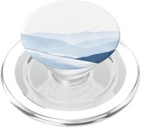 Winter Mountain Landscape Snow Hills Minimal Calm Scene PopSockets PopGrip for MagSafe