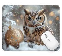 Winter Mouse Mat, Small Mouse Pad 300 x 250 x 3 mm Anti-Slip Base, A-303