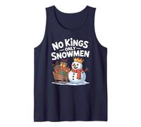 Winter NO Kings ONLY Snowmen Justice Speak Crew Rights Tank Top