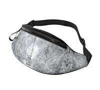 Winter Old Cable Ski Lift Waist Bag Bumbags for Men Women, Print Polyester Waist Pack for Travel Walking Sport with Adjustable Strap
