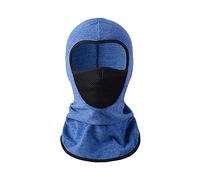 Winter Outdoor Riding Plus Velvet Warm Breathable Cold Temperature Constant Temperature Ski Face Hood for Winter Sports (D, A)