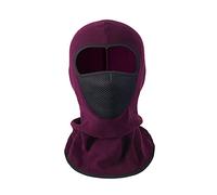Winter Outdoor Riding Plus Velvet Warm Breathable Cold Temperature Constant Temperature Ski Face Hood Snowboarding Overalls Mens (F, A)