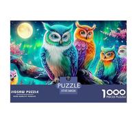 Winter OwlsSophisticated Jigsaw Puzzles for Adults A 1000-Piece Advanced-Level Collection of Challenging Educational Games for Both Women And Men - A Perfect Shared Activity for Adults And Kids 12 Ye