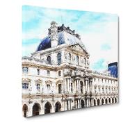 Winter Palace in St. Petersburg Russia Canvas Print | Gallery Wrapped 30mm Frame Wall Art | 20x20 inches | Ready to Hang | Modern Landscape Picture | Living Room Bedroom Lounge Office