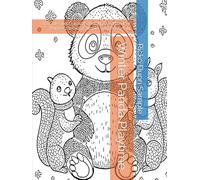 Winter Panda Playtime: 62 Cute and Comical Zentangle Patterns of Pandas, Snowy Animals, and Frosty Fun