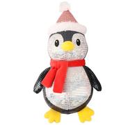 Winter Paws Christmas Disco Toy - Penguin - Features an Iridescent, Disco Finish That Shimmers Under the Lights - Perfect for Gentle Play, Cuddles