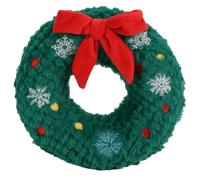 Winter Paws Tough Wreath Pet Toy - Featuring a Durable and Tough Design - Keep Your Four Legged Friend Entertained Throughout the Christmas Period - Perfect for Solo Play or Lively Games of Fetch
